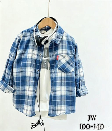 Рубашка Flong 6822 blue - делук