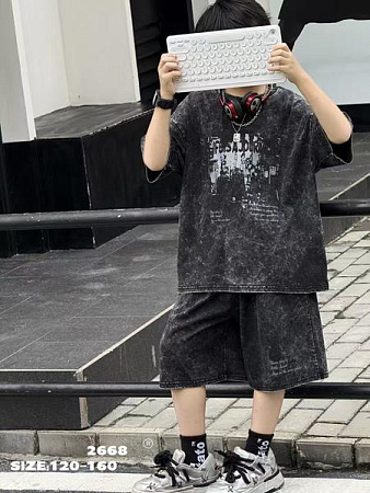 Костюм Спорт Sunnytot 2668 black - делук