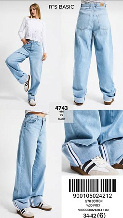 Джинсы Jeans Style 4743-4S6-99 l.blue - делук