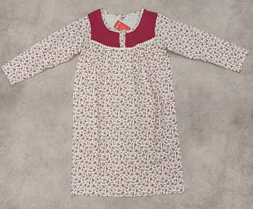 Ночнушка Samo 481 white-red - делук