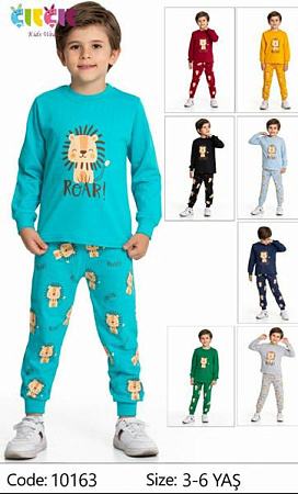 Пижама Meloria 10163 black - делук