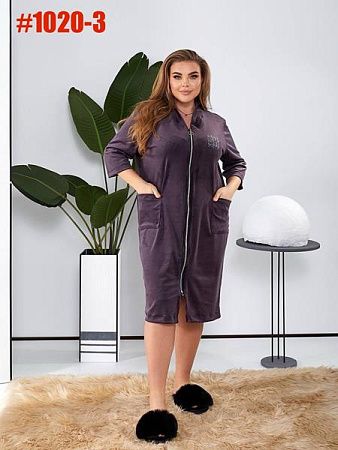 Халат Bat 1020-3 purple - делук