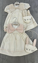 Платье Baby Boom BB402 beige-beige - делук