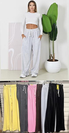 Штаны Спорт Annet MA257 l.grey - делук