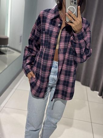 Рубашка Comod 225 navy-pink - делук