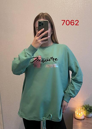 Свитер Fsn 7062 green - делук