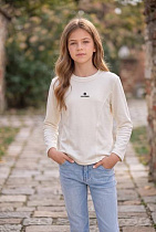 Свитер Delfinka 97089 white - делук