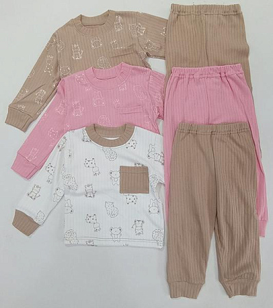 Пижама Meloria ML3962 brown - делук