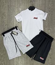 Костюм Mirwear Kids 272-1 white-l.grey (4-8) - делук