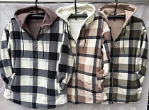 Кофта Shon S1633 khaki - делук