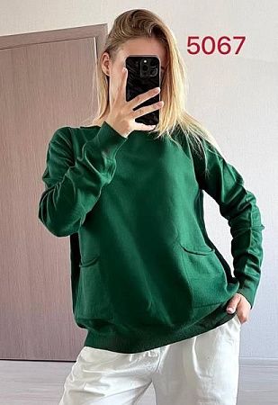 Свитер Fsn 5067 green - делук