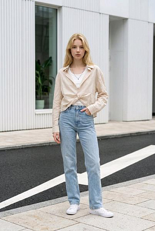 Рубашка Kosta 1108 beige - делук