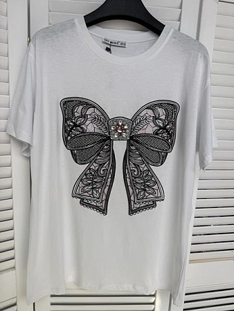 Футболка Karon 7019 white - делук