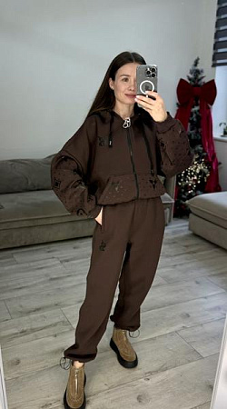 Костюм Спорт S.Style 641 brown - делук