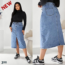 Юбка Liana Denim 312 l.blue - делук