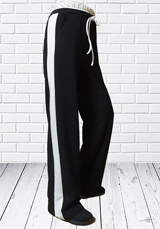 Штаны Спорт H&S 155 black - делук