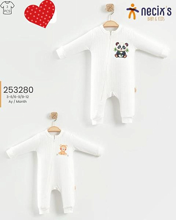 Комбинезон Meloria 253280 white-black - делук