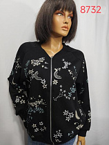Кофта Lida 8732 black - делук