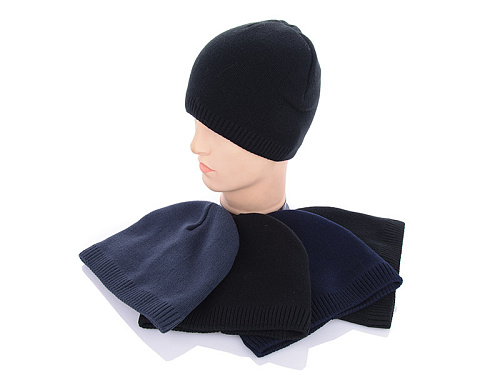 Шапка Angelica MW015 на флісі mix - делук