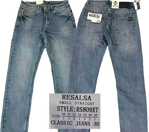 Джинсы Resalsa RS8089XT l.blue - делук