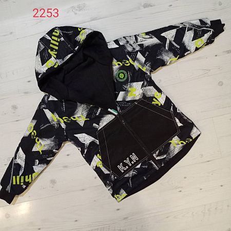 Куртка Malibu2 2253 black-yellow - делук