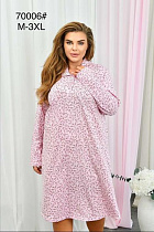 Ночнушка Romeo Life 70006 pink - делук