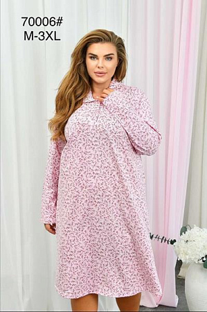 Ночнушка Romeo Life 70006 pink - делук