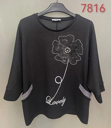 Свитер Lida 7816 black - делук