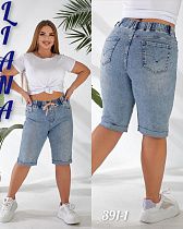 Бриджи Liana Denim 391-1 l.blue - делук