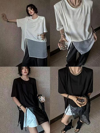 Блузка Divo DV798 black - делук