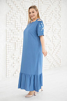 Платье Romeo Life RL1007 l.blue - делук