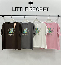Футболка Little Secret 500513 brown - делук