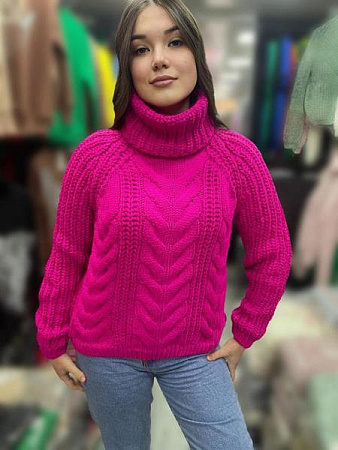 Свитер Julia JL435 crimson - делук