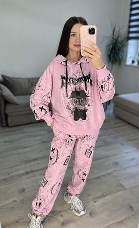 Костюм Спорт S.Style 612 pink - делук