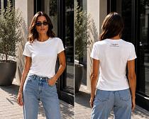 Футболка New Season F1709 white - делук