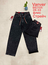 Джинсы Vanver B82105 black - делук