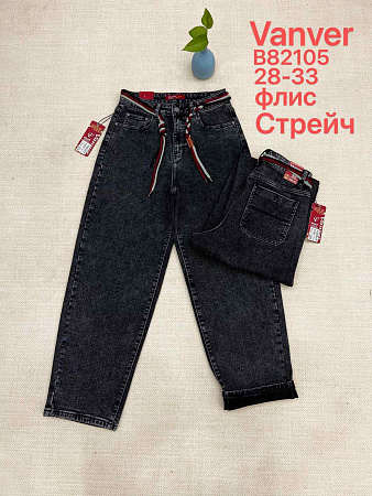 Джинсы Vanver B82105 black - делук