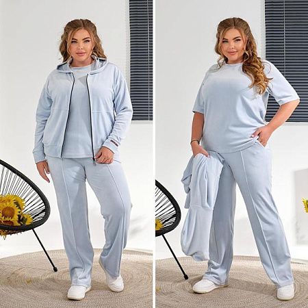 Костюм Спорт Dgmd 25041 l.blue - делук