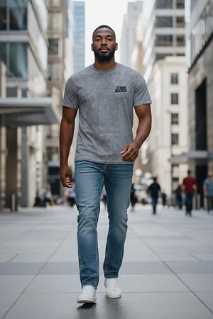 Футболка 2Bro 26027 grey - делук