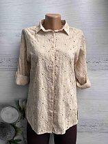 Рубашка New Season 8362 beige - делук