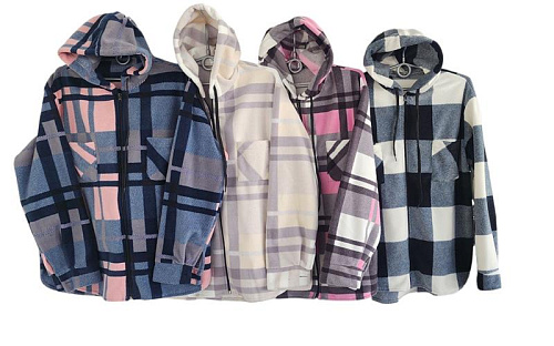 Рубашка Sevim SV791 grey-pink - делук