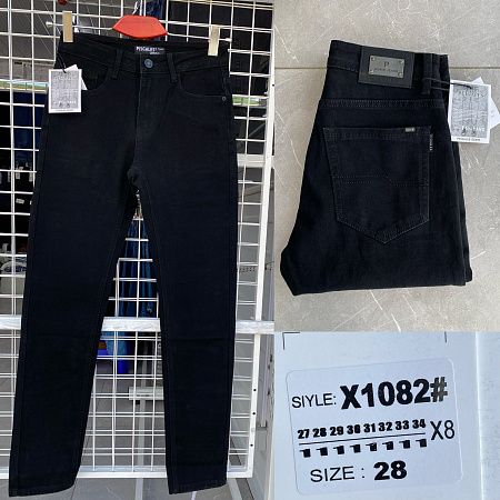 Джинсы God Baron X1082 black - делук