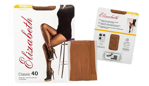 Капронки Alia 2936 (40den) black - делук