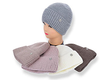 Шапка Angelica FRW001-1 на флісі mix Шапка Angelica FRW001-1 на флісі mix - делук