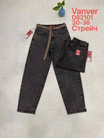 Джинсы Maxim Jeans D82101 d.grey - делук