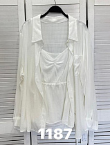 Рубашка Divo 1187 white - делук