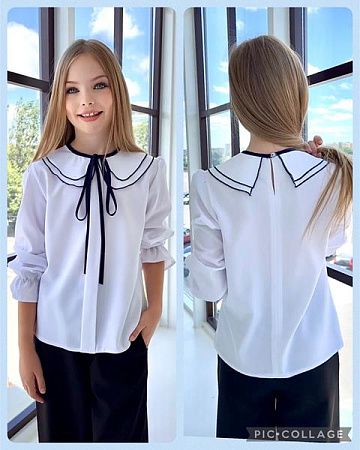 Блузка Miki Maki MM18 white - делук