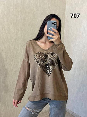 Свитер Fsn 707 l.brown - делук