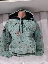Худи Panda 1400 mint - делук