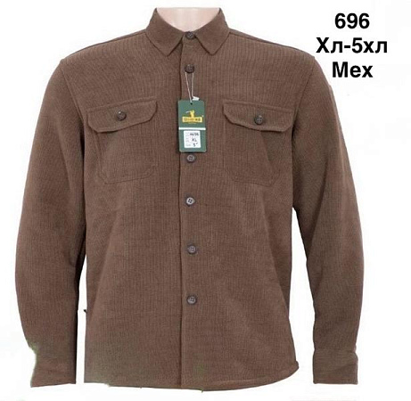 Рубашка Minh 696 brown - делук